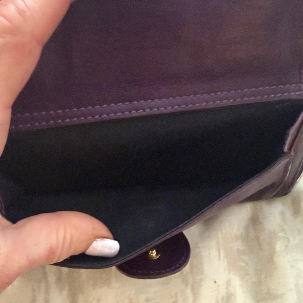 Givenchy Violet Leather Wallet - Picture 5 of 6